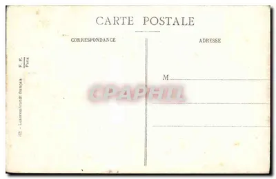 Paryż — Plac Républiki — centralny monument z statuą i pieszymi — wyd. F. E. Paris — Rewers