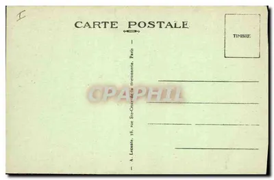 Paryż — Plac Konkordii — Fontanny i Obełisk — A. L. — Rewers