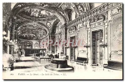 Paryż — Senat — Sala Tronu — LL. — nr 162