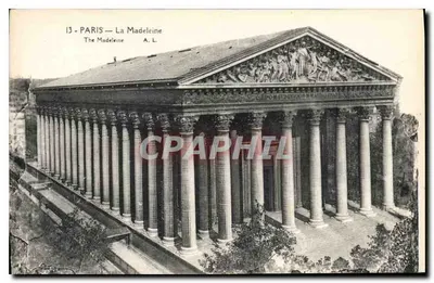 Paris — A Vista da Madeleine — A. L.