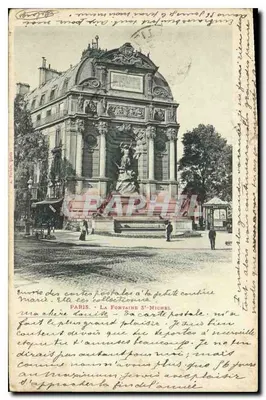 Paris - La Fontaine Saint-Michel — éditeur A. Tardis, n° 177