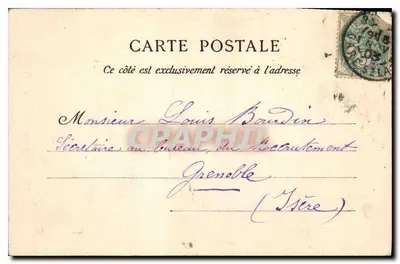 Paris — Buttes-Chaumont — Pont Fatal — n° 161 — Verso