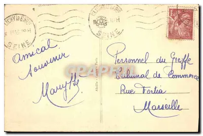 Paris — A Bourse — A.C. 33 — Chesterfield — Verso