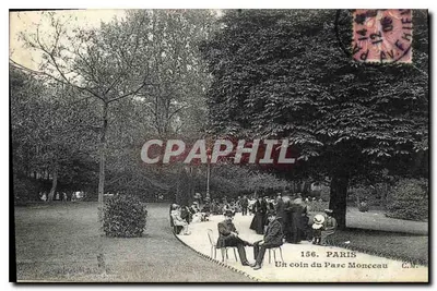 Kąt Parku Monceau — Paryż — C.M. n°156