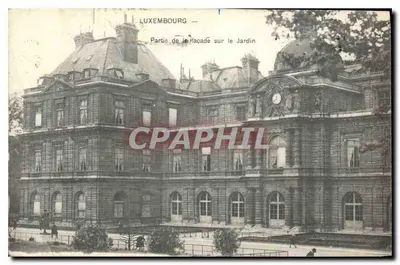 Luxemburg — Część fasady na ogród — Senat