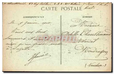 Kolumna Vendôme — Paryż — wydawca Gondou et Lepère, nr 4236 — Rewers