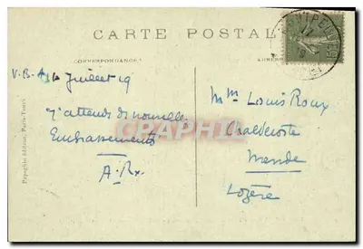 Paryż — Plac Konwencji — Paparegini wydawca, nr 79 — Rewers