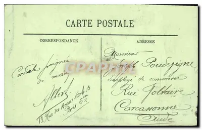 PARIS — Pomnik Victora Hugo — Wydawca LL, nr 468 — Rewers