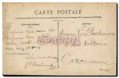 Paryż - La Conciergerie — widok mostu i budynku — wydawca nie widoczny — Rewers