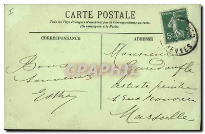 Buttes-Chaumont — Belweder i skały — LL 721 — Rewers