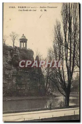 Paryż (19e arrt.) — Buttes-Chaumont — Krawędzie Jeziora — C. M. — n° 1293
