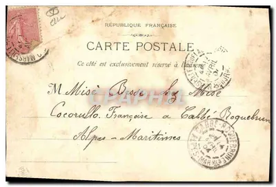 Poissonnière — Marsylia — fot. Lacou Marsylia, Typ Marsyliański 373 — Rewers