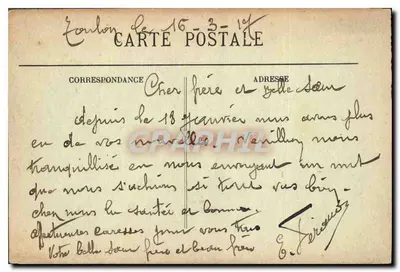 Marseille — Ascensores de N.-D. de la Garde — E. L. — Verso