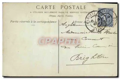 Marsella — El Ascensor y Notre-Dame de la Garde — Colecciones ND Phot — Reverso