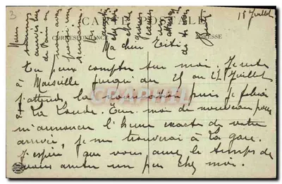 Marseille — Algemene uitzicht richting het Haven — A.G. — Achterkant