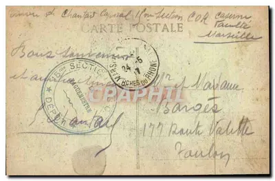 मार्सिले — फॉनटेन एस्ट्रांगिन — E.L. संख्या 49 — पीछे