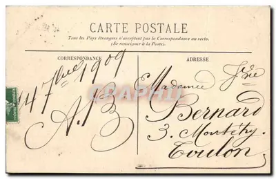 Marsiglia — Rue Nouvilles — Editore EL, n°21 — Verso