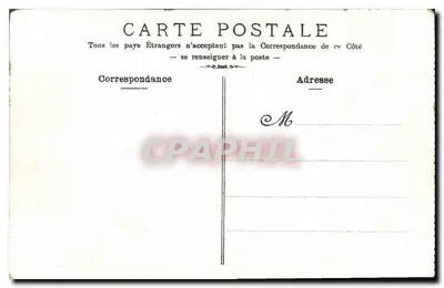 Marselha — Palácio de Justiça e Estátua de Berryer — Verso