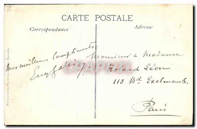 Marsella - El Castillo de If — editor : Editions des Nouvelles Galeries — Reverso