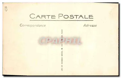 Marselha — O Castelo de If construído por Francisco I e que serviu por muito tempo como prisão de Estado — Editor: Lévy e Neurdein, Paris — Verso
