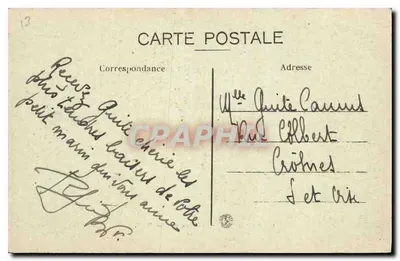 Marselha — Castelo de If — E. L. — Verso