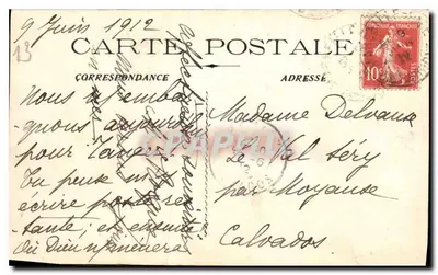 Marseille — Zamek If — widok z wzmocnionego zamku z wieżą morską — wydawca nieznany — Rewers