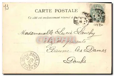 Marseille — Zamek If — L.P. 17, wydawca anonimowy — Rewers