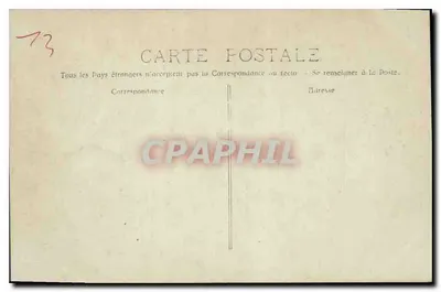 Marseille — Zamek If — widok zamek wzmocniony z latarnią na wyspie — Rewers