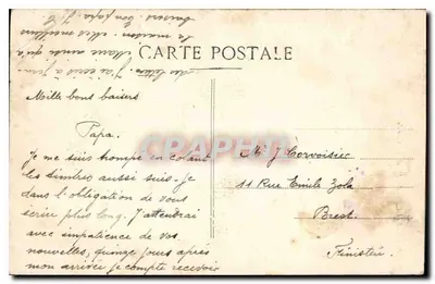 Marseille - N.-D. de la Garde — éditeur imprimeur non visible, n° de série non lisible — Verso