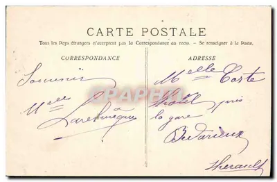 Marsiglia — Nostra Signora della Guardia — editore: Fototipia di Rapoport, Marsiglia, n°13 — Verso
