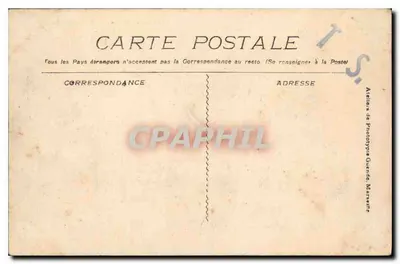 Marsella — Entre los Pinos — Graphile, n° 759 — Reverso