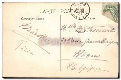 Marseille — La Corniche — widok wybrzeża i portu — L.P.M. n°18 — Rewers