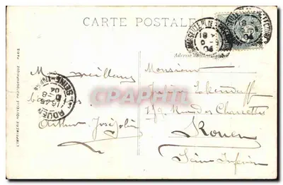 Marselha — O Palácio de Longchamps — A Escada — LL — Verso