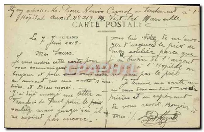 Marseille — Panorama tirado N.-D. de la Garde, lado Norte — E. L. n° 98 — Verso