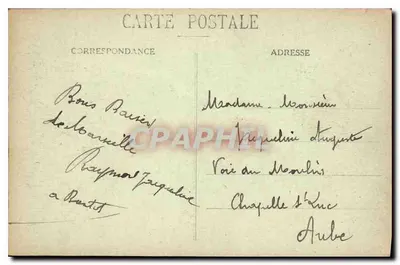 Marseille - Widok panoramiczny portów - E. L. — Rewers