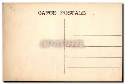 Marseille — Pałac Longchamp — widok ogrodu i fontanny — Rewers