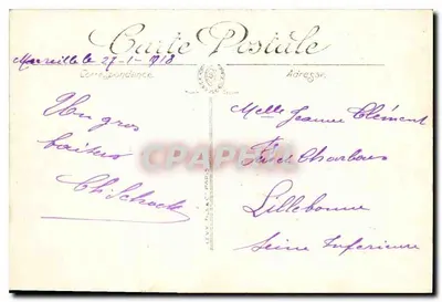 Marseille — Zamek Borély — LL. n°13 — Rewers