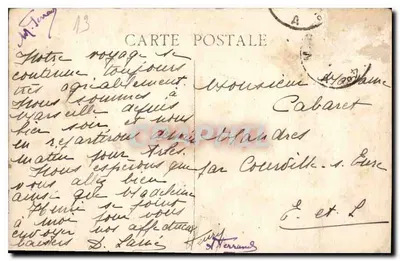 MARSEILLE — O Palácio Longchamp — Verso