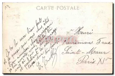 Marseille — Molo Désirade — I.P. n°22 — Rewers