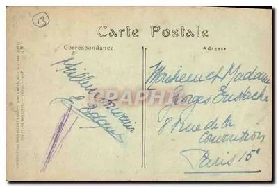 Marselha — Igreja de São Victor — J. Neurin & Cie, n°51 — Verso