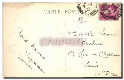 Marselha — N.-D. da Guarda e o Castelo de If — Verso