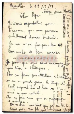 Marseille — ogólny widok w kierunku portu — LL — Rewers