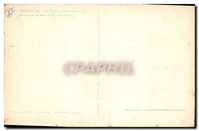 Marseille — Het Fara, Monument voor de Zeehelden en de Kathedraal — Achterkant