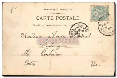 Marsylia — Pałac Giełdy — Marguerite — Rewers