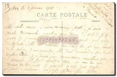 Marseille — Vista Geral e Nossa Senhora da Guarda — 70bis — Verso