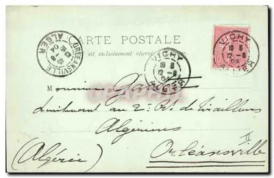 Vichy — Wieża zegarowa — LL. — N° 108 — Rewers