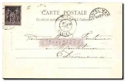 Vichy - Velha Torre — editor Édilion Gilaut, fot. Mon — Verso
