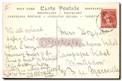 Vichy — A Peça d'Água das Serres — ND Pbot. — Verso