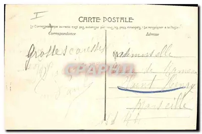 Vichy — A Praça do Mercado — editor desconhecido, número de série não visível — Verso