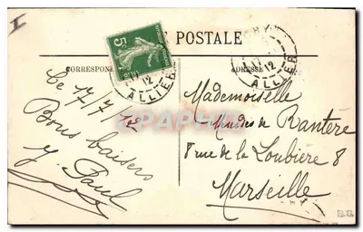 Vichy — Widok na Allier — LL. — Rewers